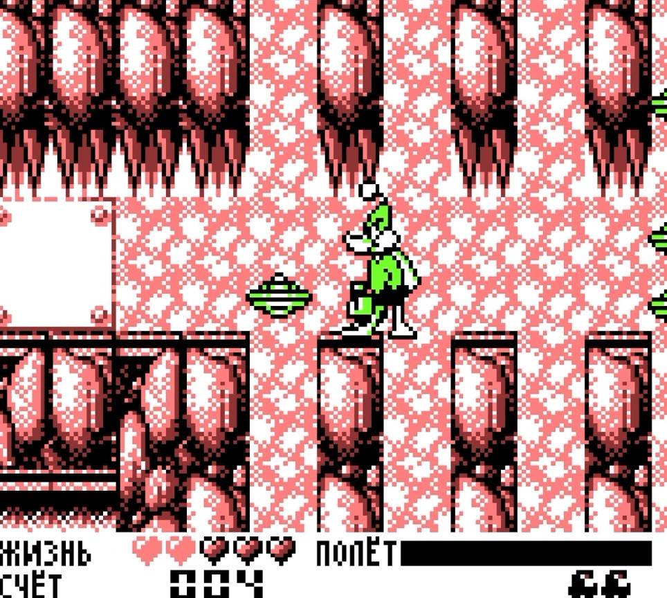 Daffy Duck The Marvin Missions - геймплей игры Game Boy